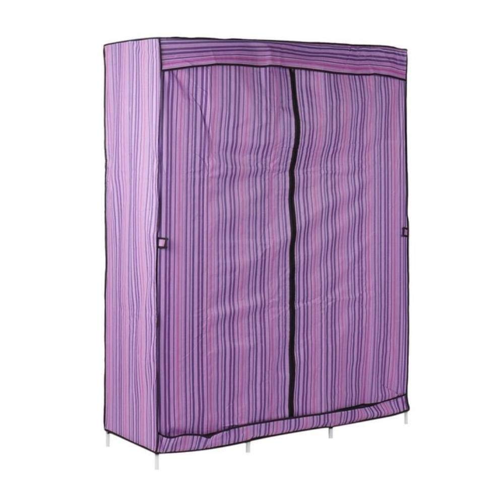 Armoire à vêtements en acier inoxydable penderie pliante pour optimiser le rangement de la chambre