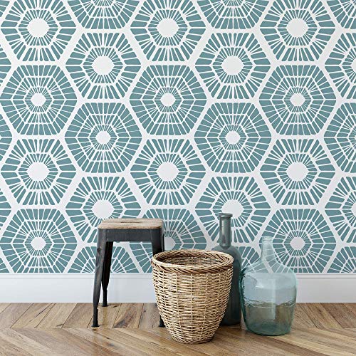 Scandinavian Geometric Pattern Wall Stencil - Diy Wallpaper Alternative - Brighten Up Your Home With Our Scandinavian Geometric Pattern Wall Stencil #TOP1