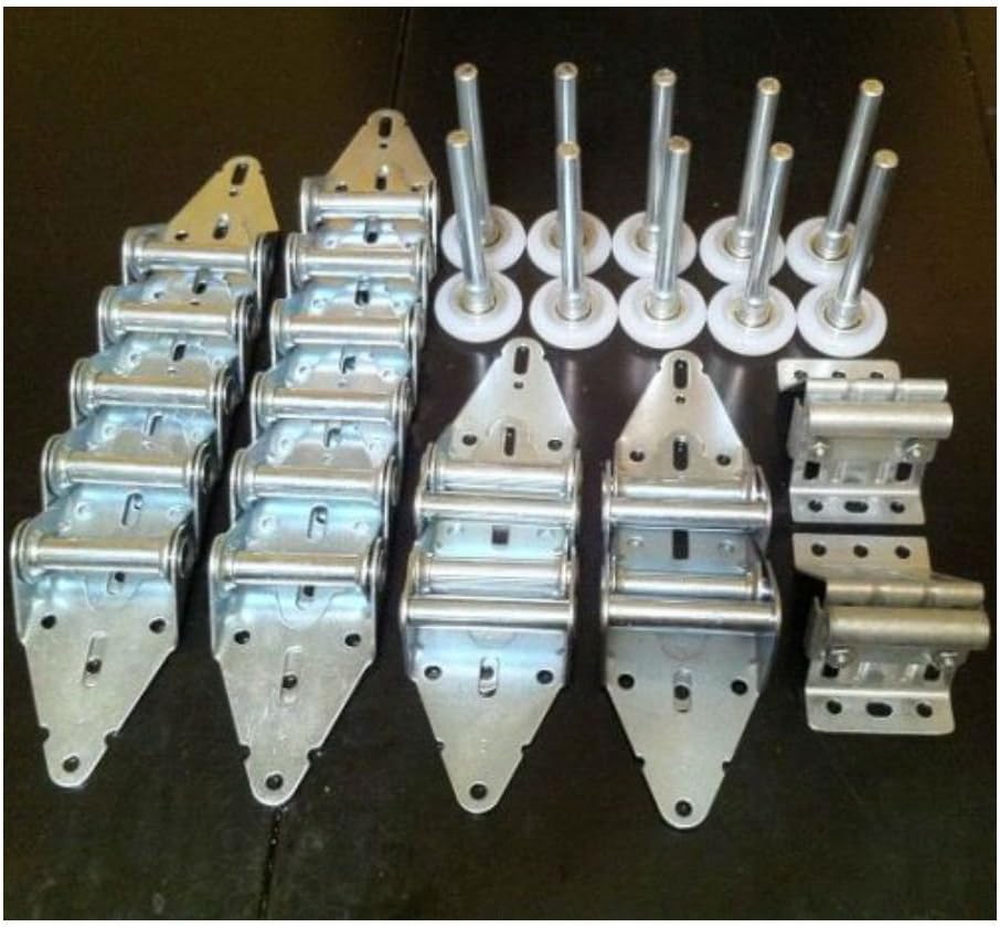 Unknown Garage Door Hardware Kit - 16x7 or 18x7 - Rollers, Hinges, Brackets