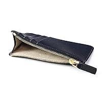 大人気！MARNI ブラックレザー ケース ブラック レザーカードケース、マルニメンディング刺繍入り | Marni