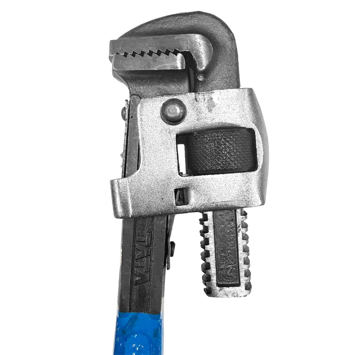 TATA AGRICO Stilson Type Pipe Wrench Ideal for Construction & Heavy-Duty Applications for Industrial & Professional Use, Alloy Steel Wrench (12"Inch/ 300mm - GREY & BLUE)