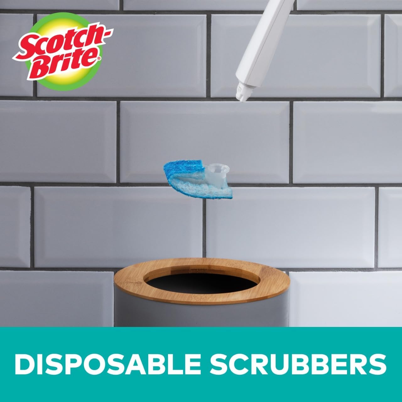 Scotch-Brite Disposable Toilet Scrubber Starter Kit, Disposable Refills