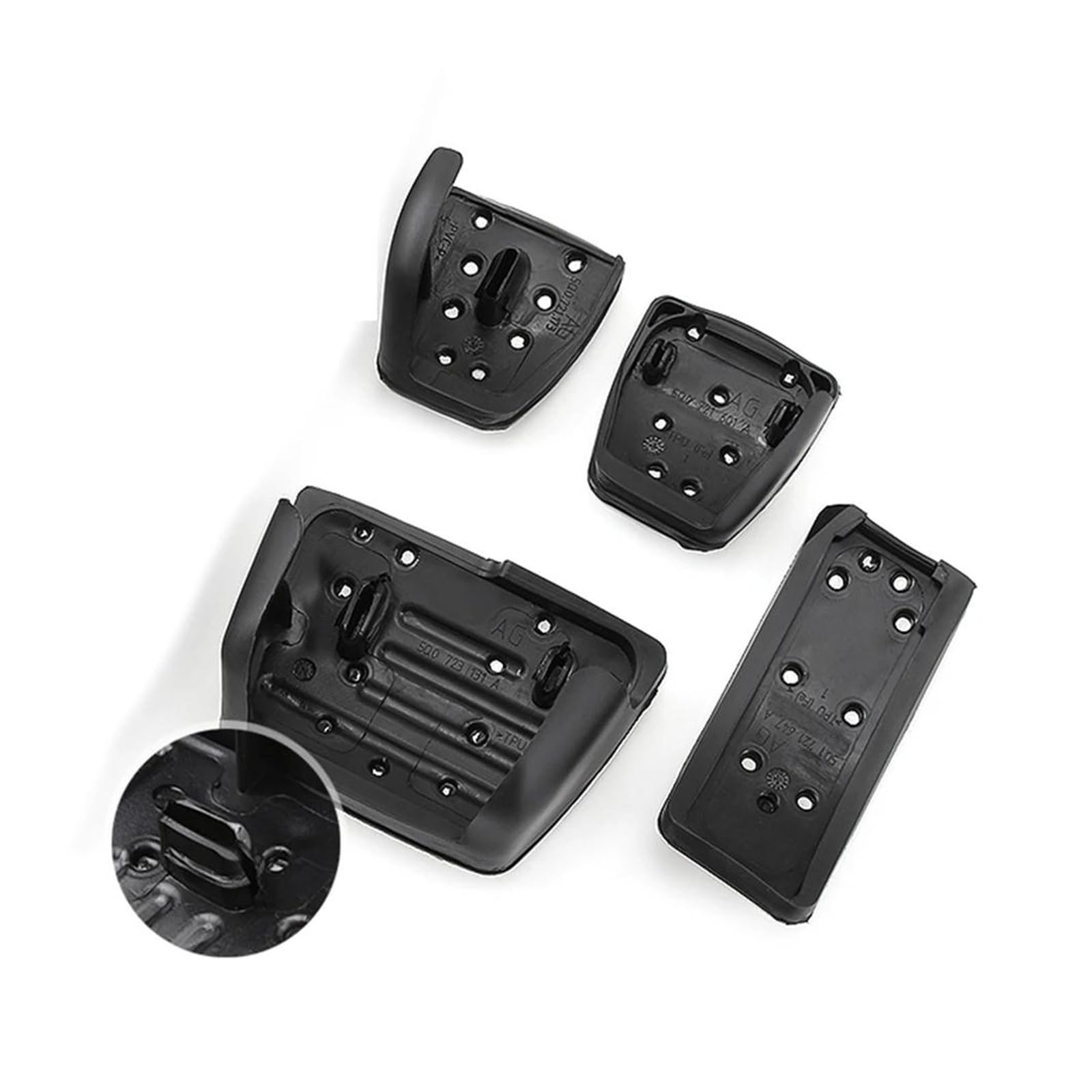 Edelstahl Pedale Für VW T-Cross 2019-2022 - Rutschfester Schutz