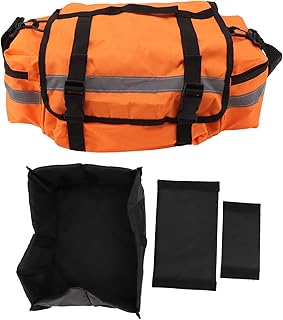 First Aid Backpack Empty for First Responder Response Medical Trauma Bag Medic Emergency Kit Paramedic Ambulance Businesses Survival Car Office Home Sports Outdoor Bike Orang