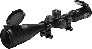 Hunting Rifle Scope 4-16x42 Full Dynamics,Red and Green Illuminated Reticle Air Rifle Scope with Free Mount and Lenses Covers - FALSCO