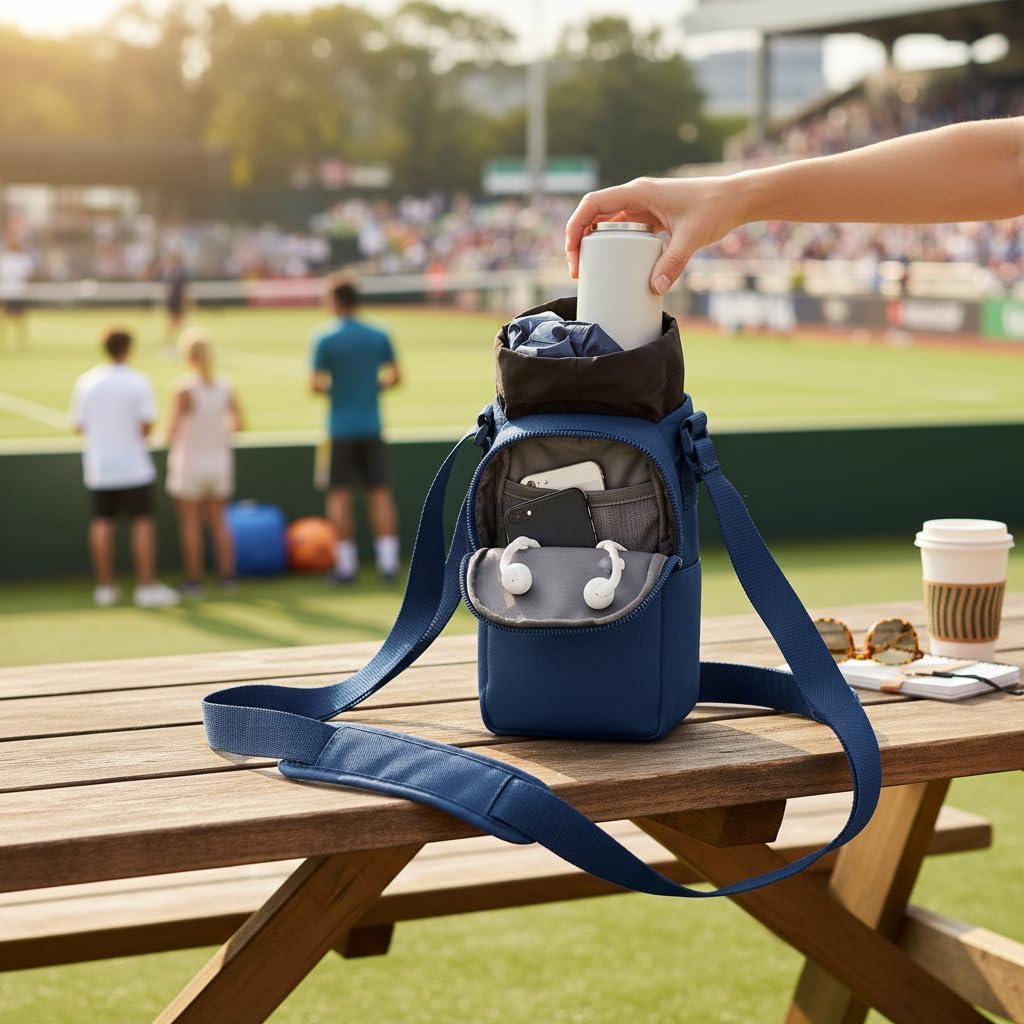 Broad Bay UTEP Water Bottle Holder - Crossbody Bag - Travel, Sports, or Workouts For UT El Paso Fans and Alumni, Men or Women