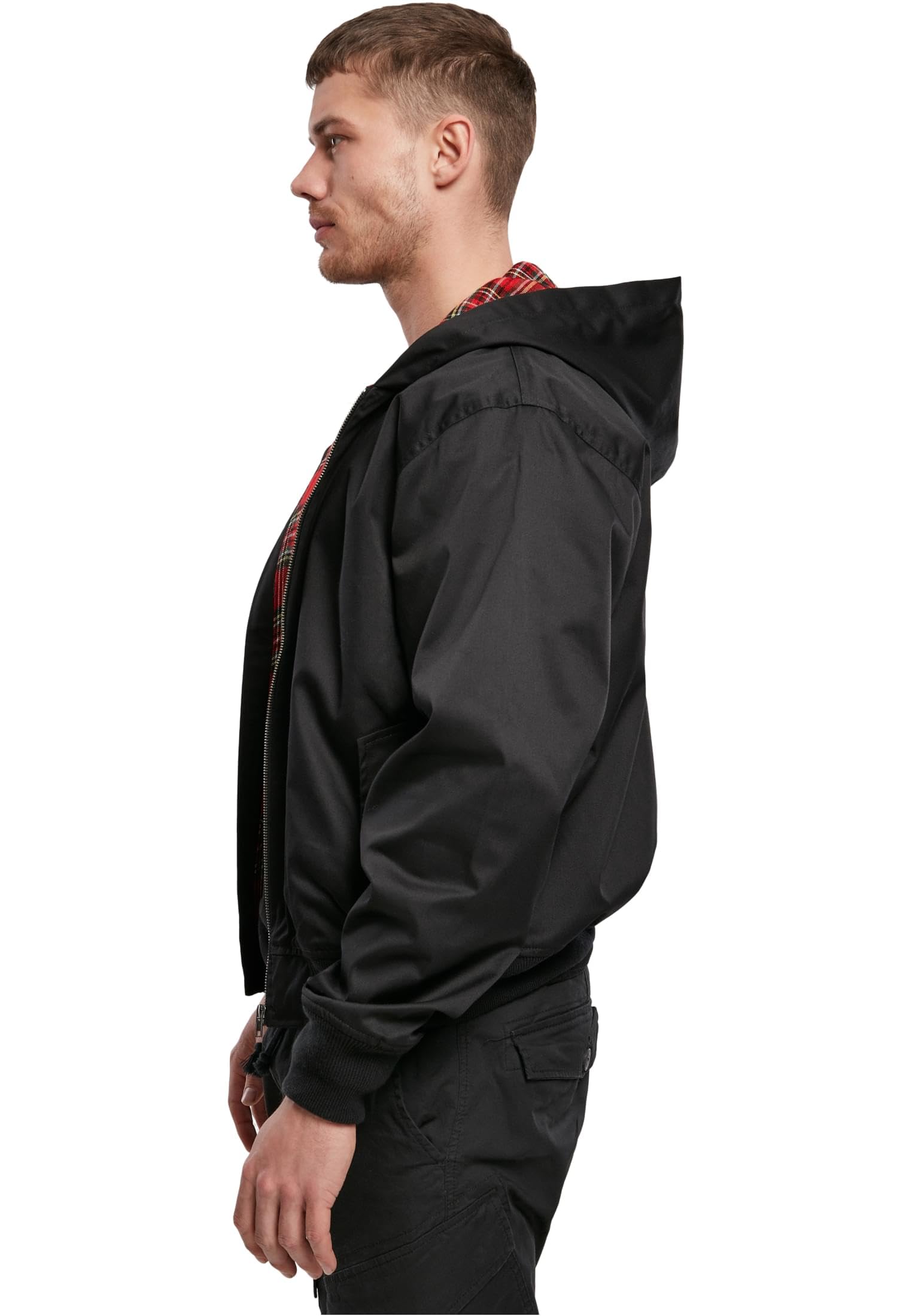 Brandit M?ska kurtka Lord Canterbury, czarna, 4XL, Czarny - Hooded, 4XL