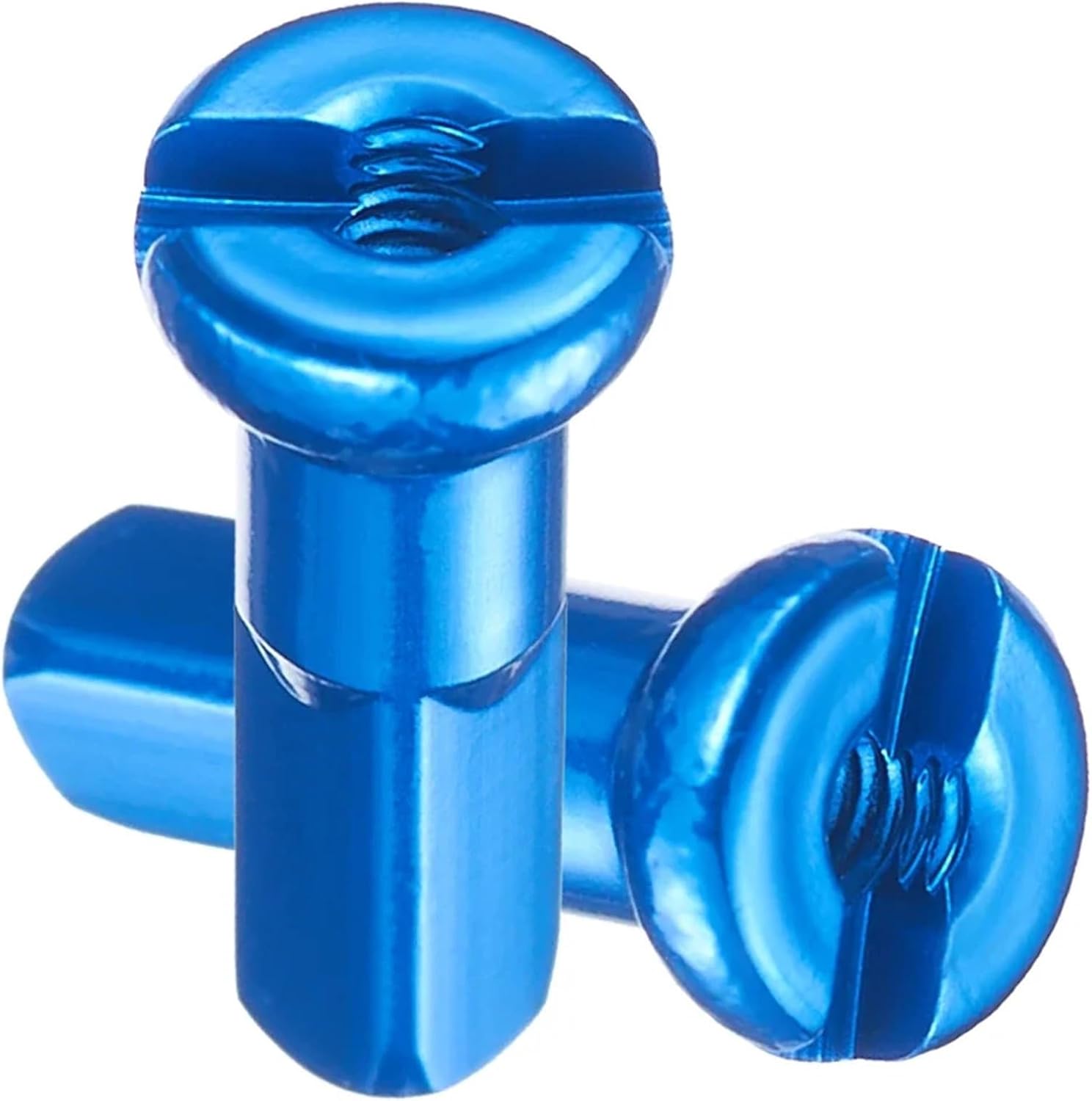 Spoke Nipples 50Pcs Aluminum Alloy Spoke Nipples Bike Wheel Spoke Nipples End Tips Caps