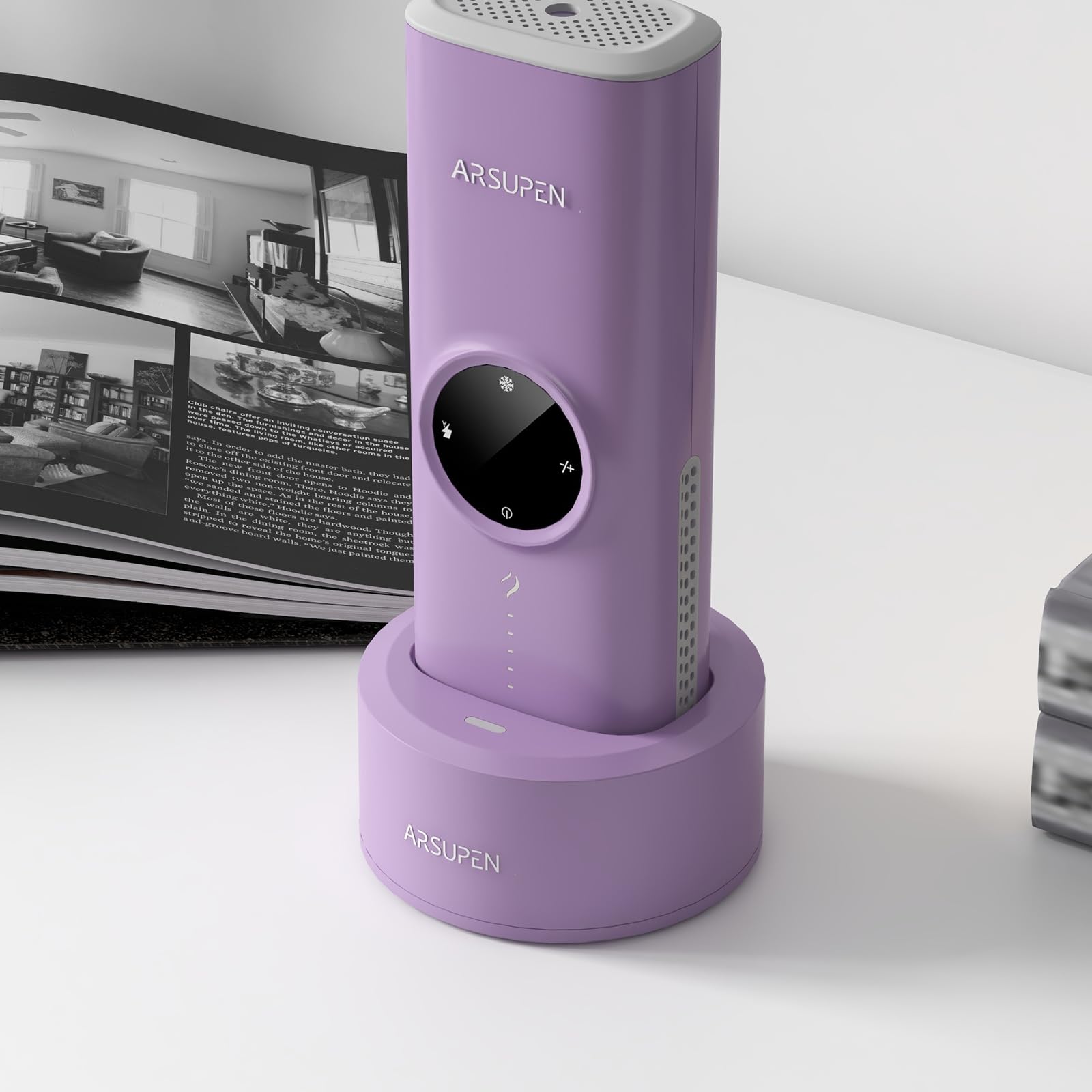 Takywep Hair Removal Device - Painless, Safe, Long-Lasting, Reduces Body and Facial Hair Growth