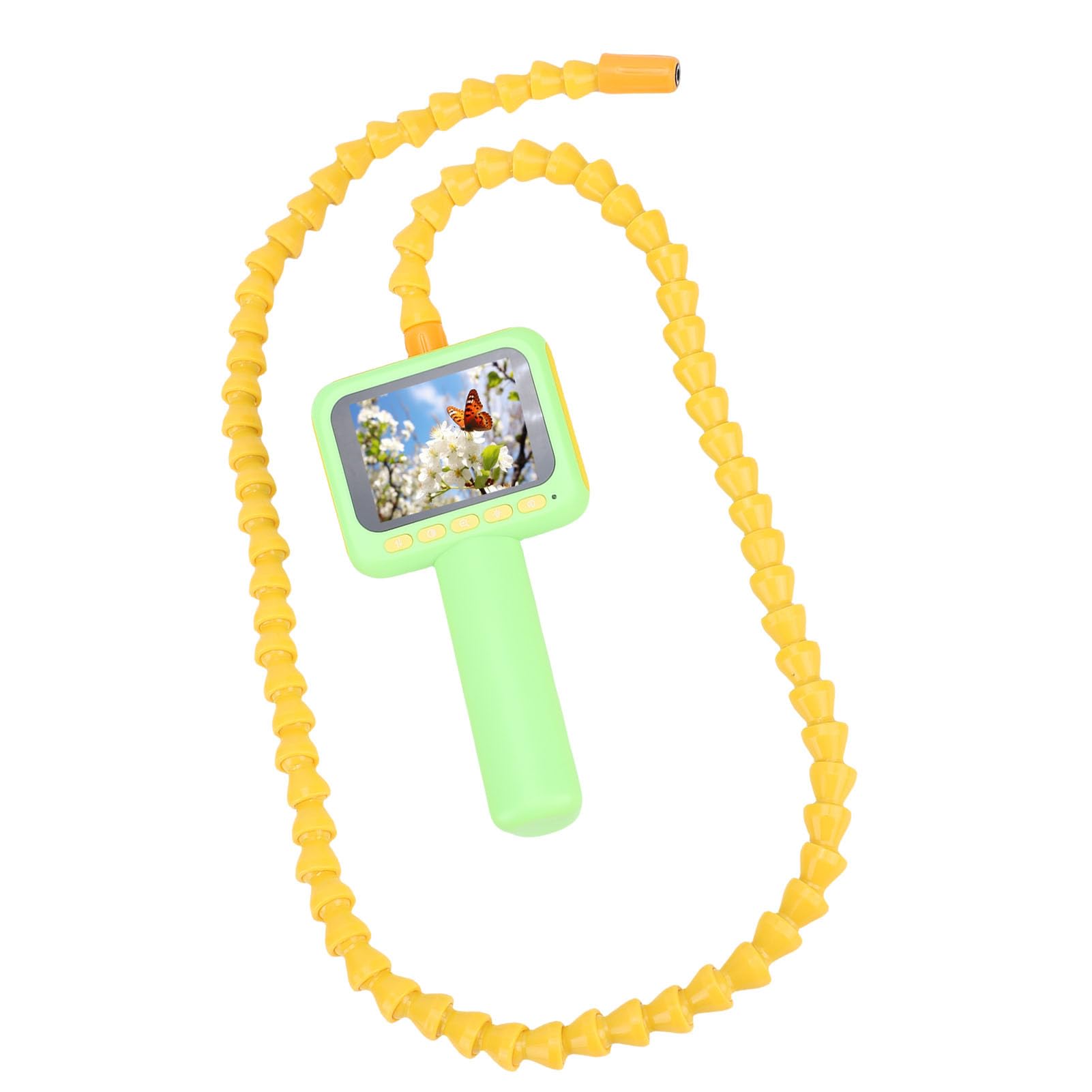 Sxhlseller Fotocamera Endoscopica Impermeabile IP67 per Bambini con Schermo HD Luminoso da 2,8" | Giocattolo Scientifico Educativo STEM per Campeggio di Esplorazione all'aperto