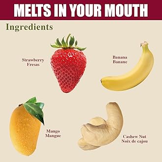 Himalayan Chef Super Reds Freeze-Dried Fruit Cashew Nut Crisps, 30g/each – 10 Pack | Mix Superfood Fruits | Healthy Snacks Packed with Multivitamins, High Fiber & Antioxidants for Energy Boost