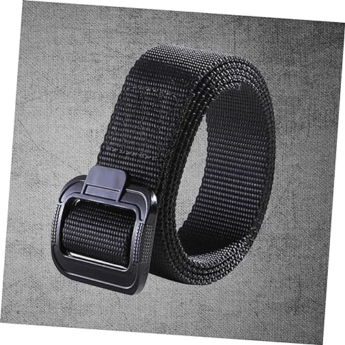 Wide Belt Buckle Woven Nylon Men's Belt Fit for Hunting Climbing Camping3