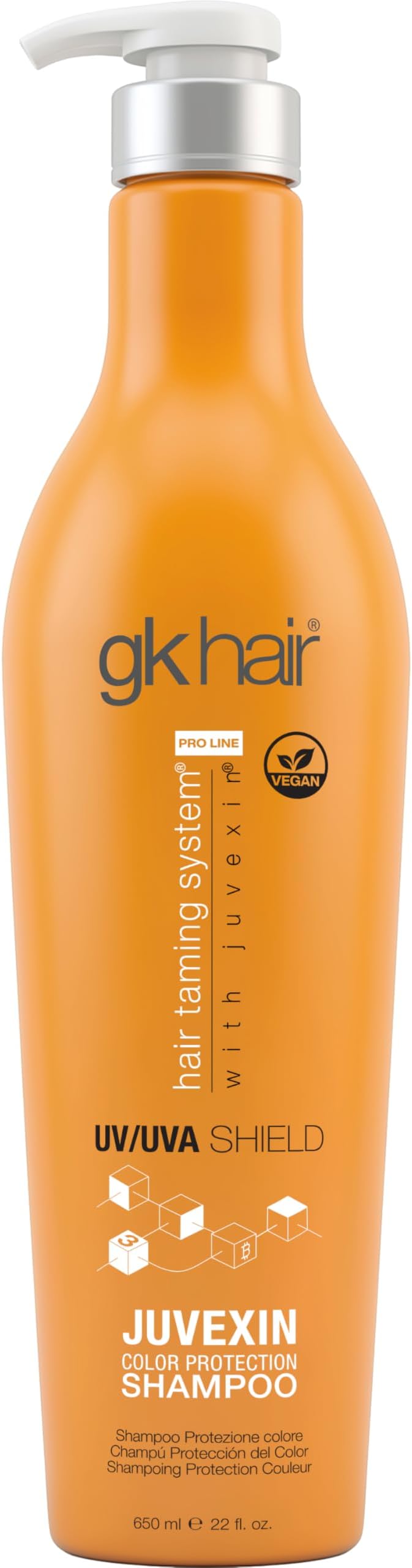 Global Keratin Colored Shield Shampoo (22 Fl Oz/650ml) - Deep Cleansing Moisturizing Heat Protection for Color Treated Dry Damaged Curly Frizzy HAIR - Sulfate Free