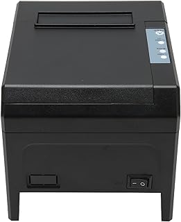 Thermal Receipt Printer, POS-8330 80MM USB Thermal Receipt Printer, Restaurant Kitchen Printer, ESC POS Printing Command Set, Multiple Modes Adjustable (US Plug)