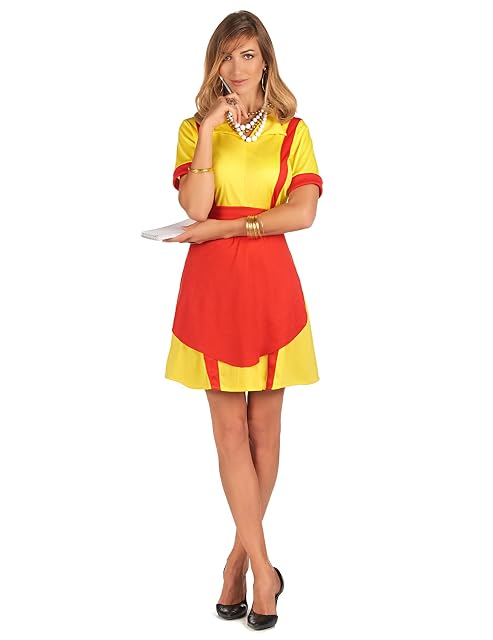 DEGUISE TOI Disfraz camarera diner USA mujer - S/M