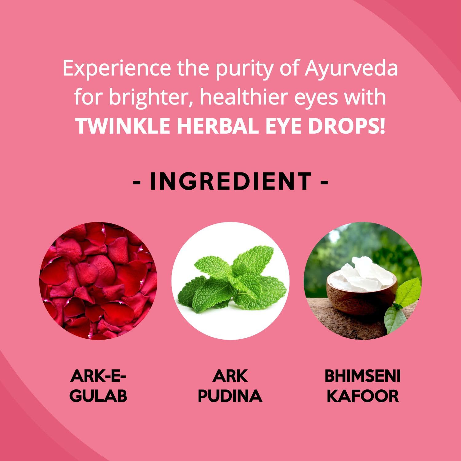 Twinkle Ayurvedic Eye Drops for Redness Relief & Eye Strain | Cools, Soothes & Cleanses Tired Eyes | Chemical-Free, FDA Approved, Safe for Daily Use – 7ml (PACK OF 3) — Amazon image 3