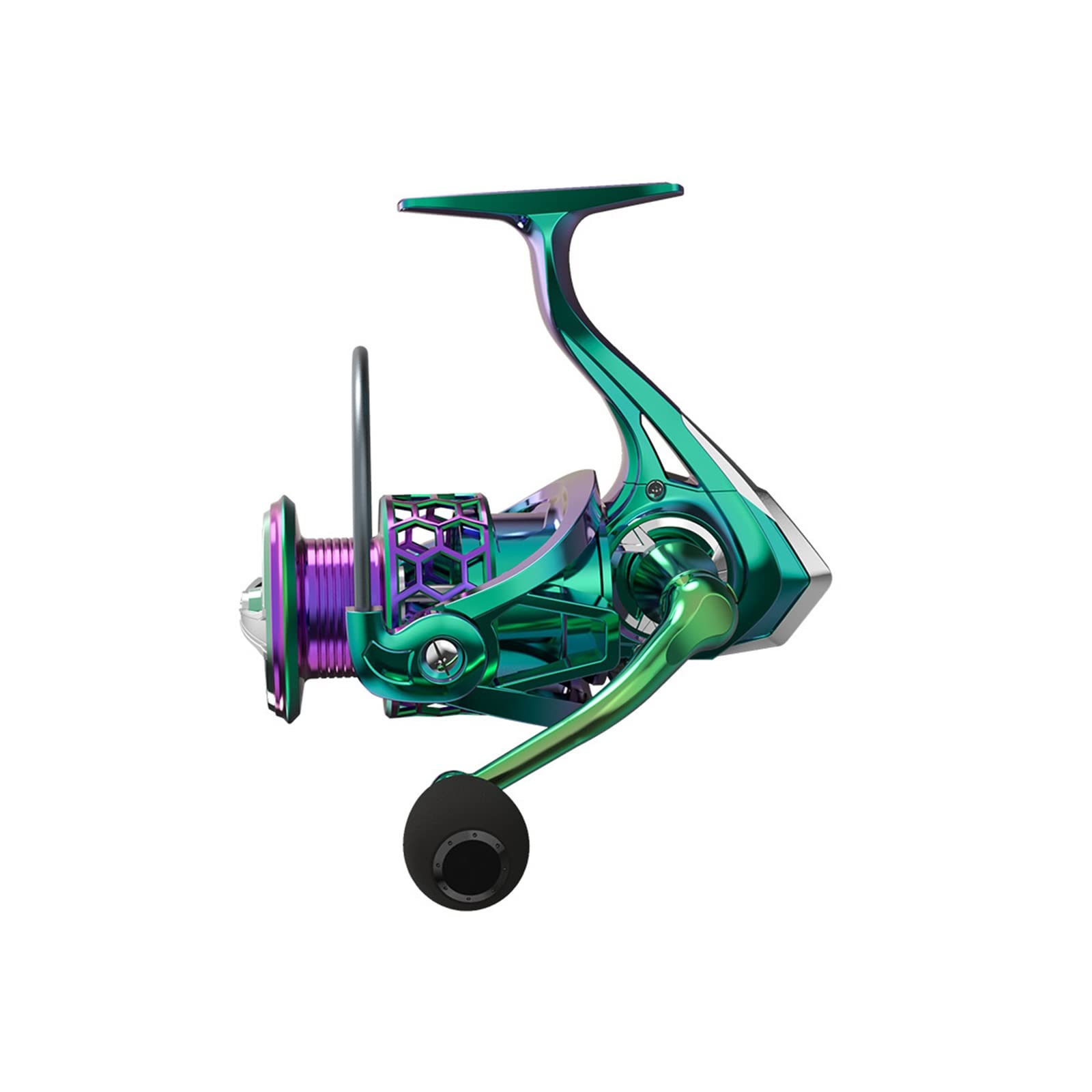 DENGZI Fishing Reels Colorful Metal Spinning Wheel Sea Rod Long Cast Fishing Wheel Anchor Fishing Reel Fishing Gear Fishing Vessel Light Weight Ultra Smooth (Size : 3000)