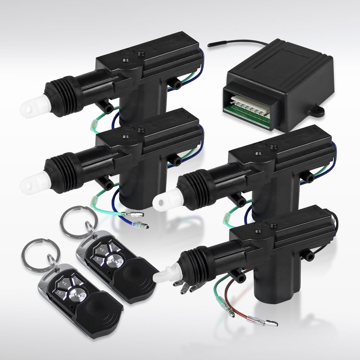AUTOZENSATION Remote Kit for 2 4 Door, Central Power Lock/Unlock Car Entry Keyless