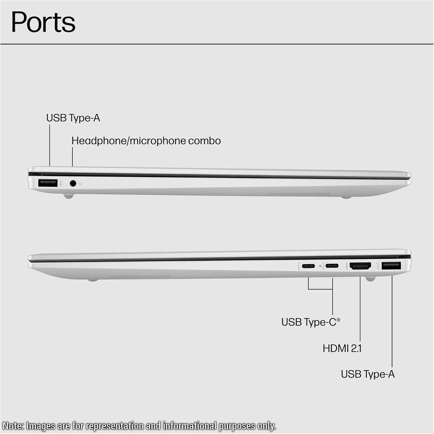 HP OmniBook 5 AI Copilot+ Laptop, 16" 2K (1920x1200) Touchscreen Display, AMD Ryzen AI 7 350, 16 GB LPDDR5x RAM, 1 TB PCIe SSD, AMD Radeon 860M, Backlit KB, DTS: X Ultra, W11 Home
