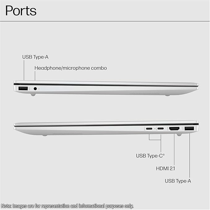 HP OmniBook 5 16" 2K Touch AMD Ryzen AI 7 16GB 1TB SSD miniatura 6