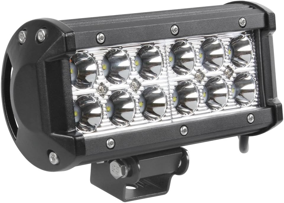 BYTAN 7 Inch LED Light Bar 12V CREE LED Spotlight Headlight 36W LED Work Light Spot Beam 6500K 3600LM Waterproof IP68 for Truck Boat 4x4 Off Road SUV ATV UTV