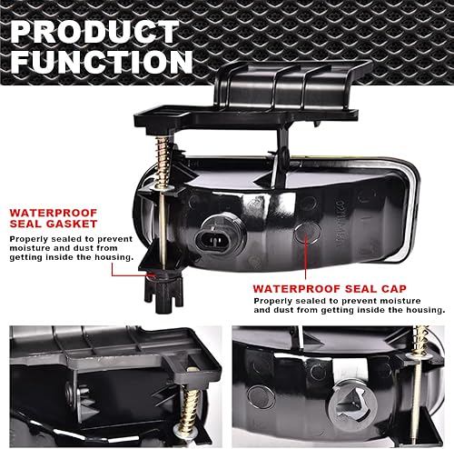 Miniatura 6 de CNNELL Conjunto de luces antiniebla compatible con Chevy Silverado 1500 2500 2001-2002 Chevy Silverado 35002000-2006 Chevy Suburban Tahoe (lente