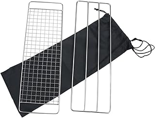 BESPORTBLE 3 Pçs/Conjunto Grelha De Aço Inoxidável Racks De Refrigeração De Aço Inoxidável Grelha De Churrasco De Aço Inoxidável Rack De Churrasco Fornecimento De Aço Inoxidável Rede