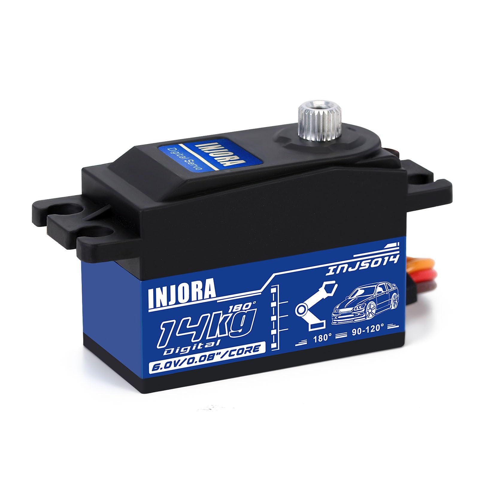 Servo INJORA 22kg 360° Low Profile Digitale Con Argano Per RC Crawler 1/10
