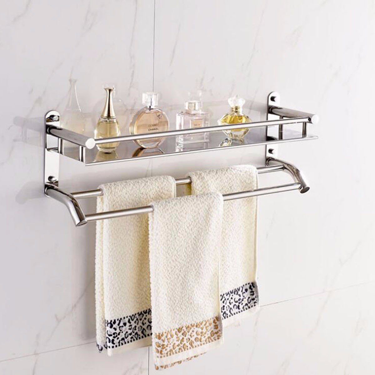 Handtuchhalter Edelstahl - Bad Handtuchhalter Wall Hanging Multi - Funktions - Toilette Geben,60
