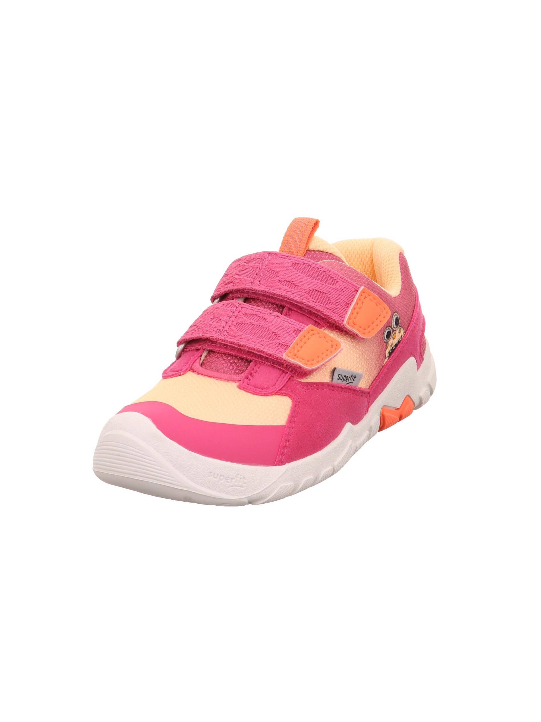 Superfit Girls' Trace Trainers, Pink Orange 5500, 13 UK Child