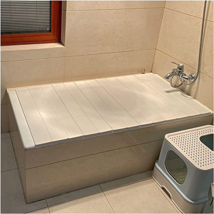 Amazon｜風呂ふた 浴槽蓋 浴槽カバー 幅70cm 75cm 80cm 白 おしゃれ