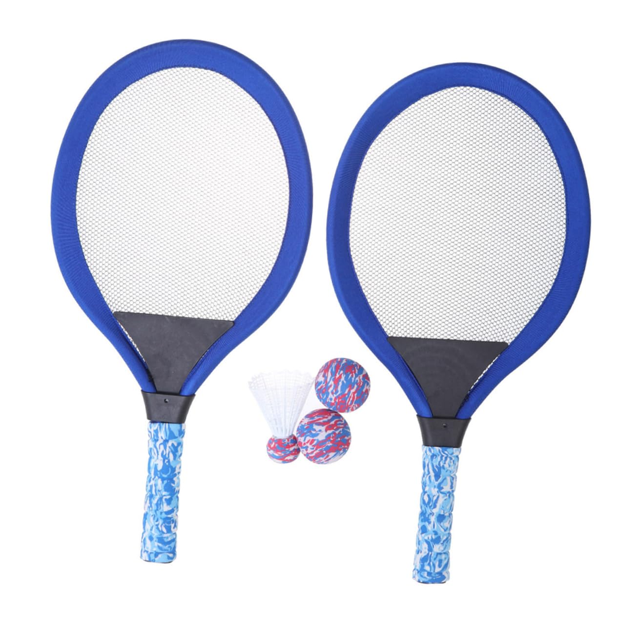 GOOHOCHY Sports Tennis Racket Set for Boys and Girls 2 Sets Lightweight Plastic Outdoor Beach Rackets Boys and Girls