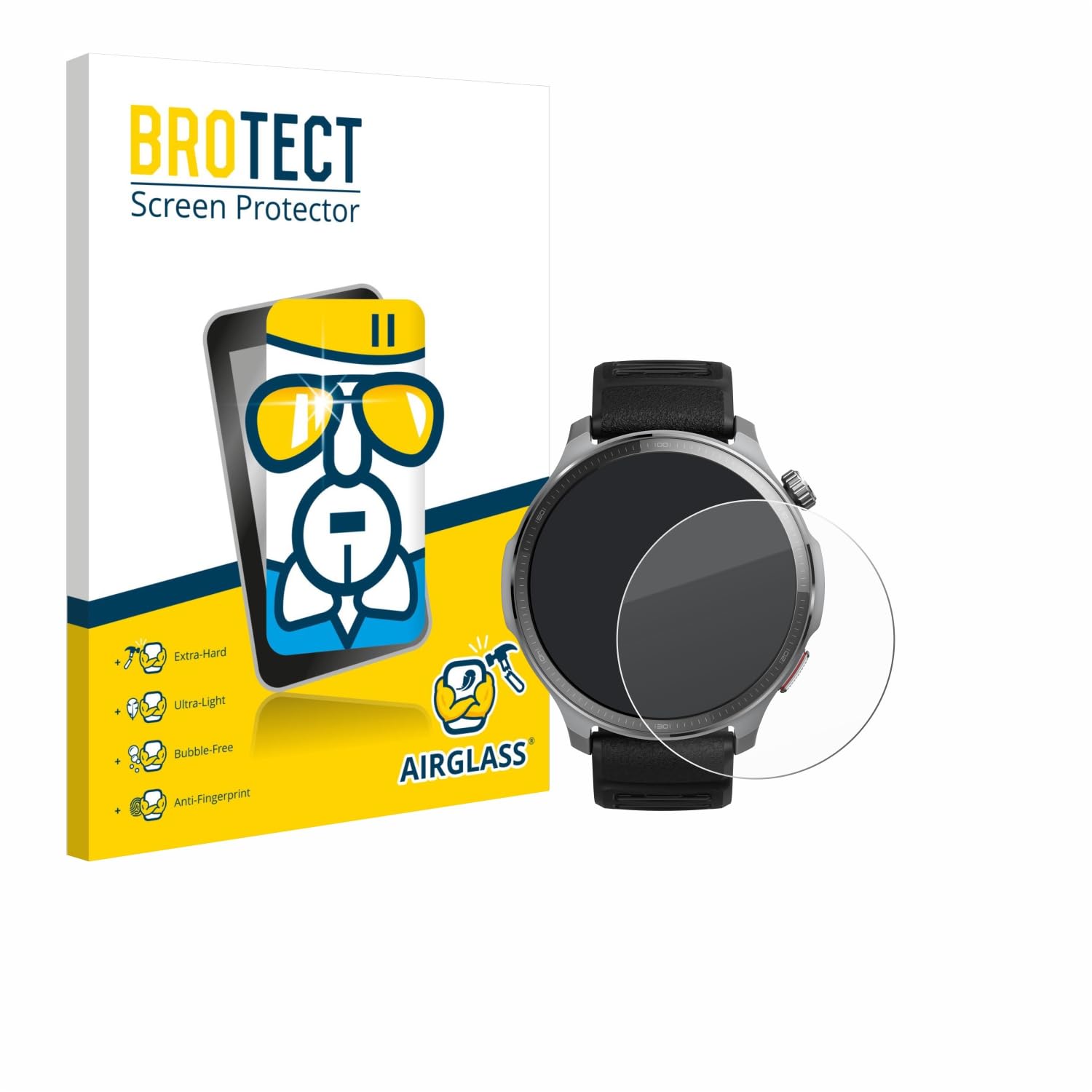 Brotect AirGlass Per Ainmel AMLC12 10.1″ – Protezione 9H Anti-impronta, Sottile E Made In Germany