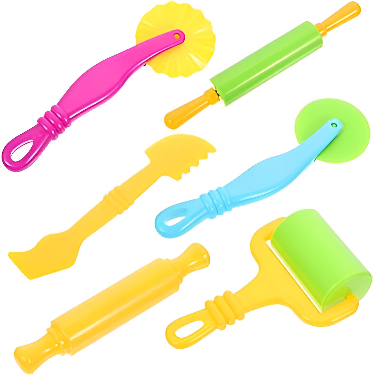 VINTAGER 6 Pcs Colored Clay Clay Tool Kids Playsets Rolling Clay Toys Dough Tools Kit Dough Tools for Kids Craft Toys DIY Hand Mold Rolling Clay Molds Child Abs Art Supplies Roll Surface (B0D5RCKJJ9) Amazon Price History, Amazon Price Tracker