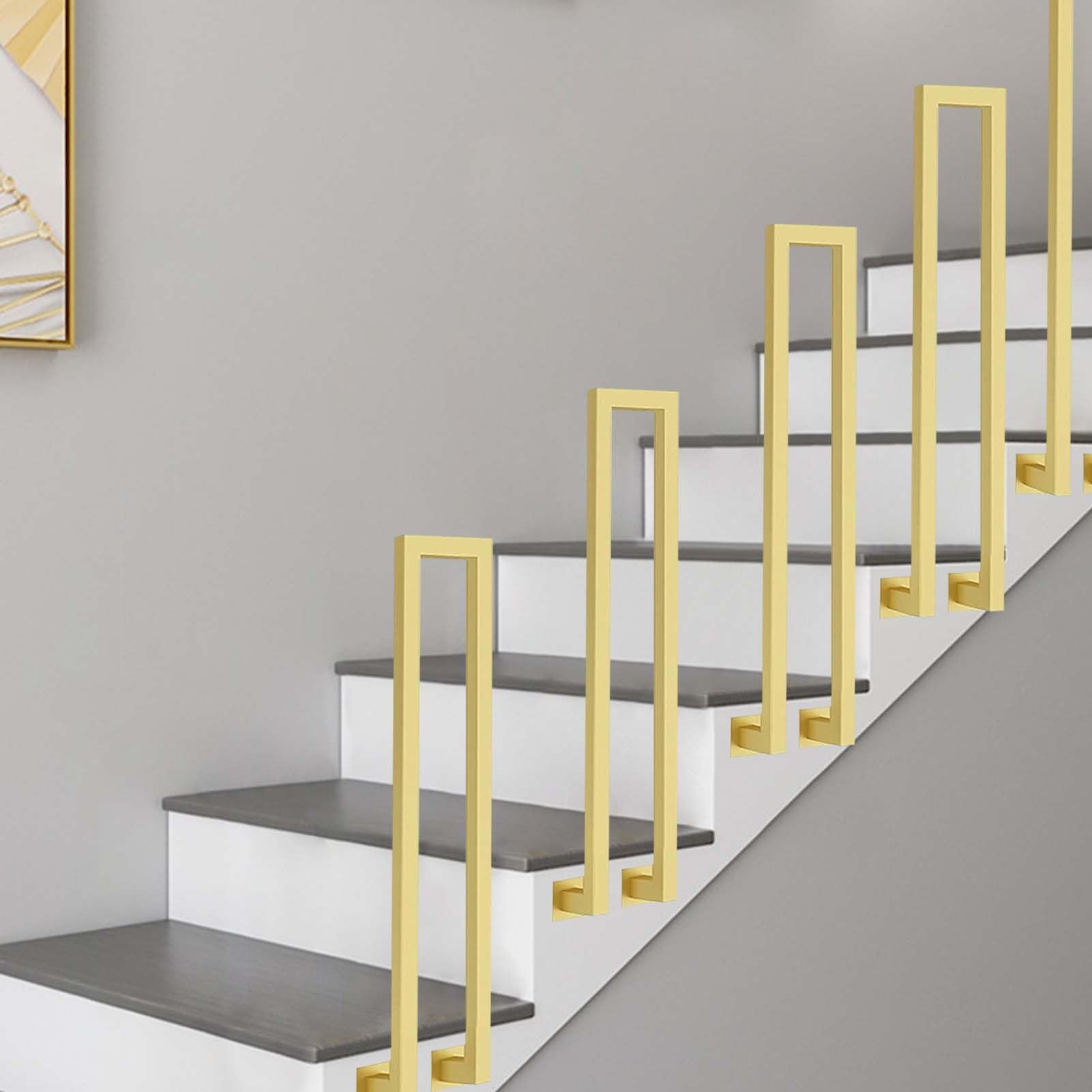 Rampe d'escalier extérieure pour jardin et porche de maison