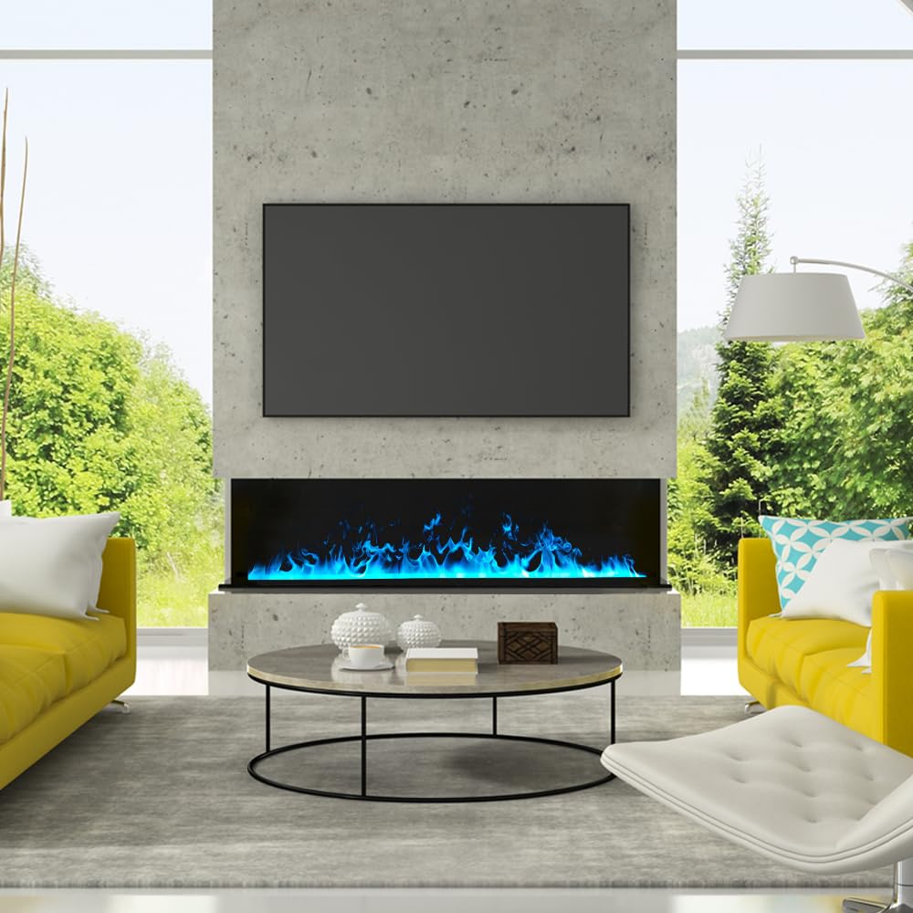 Wkład kominek elektryczny z parą wodną, ElectricSun MISTique DUŻY 150 cm