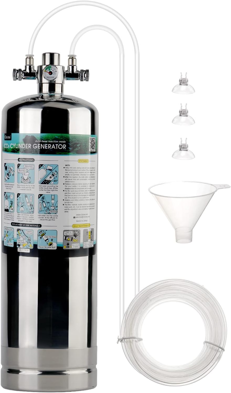 C02 Cartridges Clscea 5.5L CO2 Cylinder Generator CO2 System