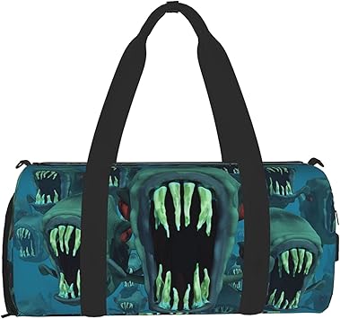 Amazon ピラニア スポーツバッグ ジムバッグ ダッフルバッグ プールバッグ おしゃれ メンズ レディース 大容量 2way シューズ収納 乾湿分離 撥水 修学旅行 温泉 出張 ボストンバッグ