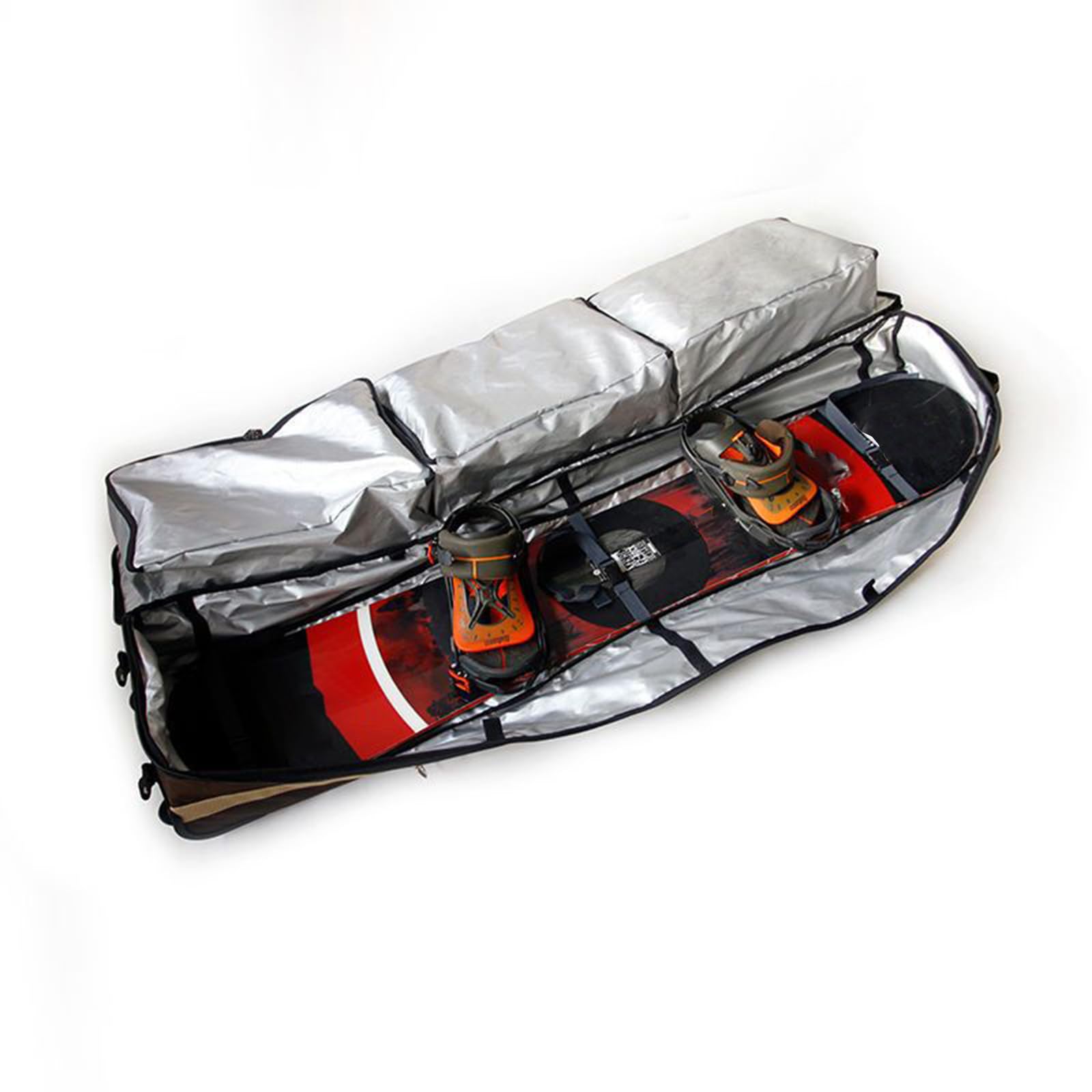 Bolsa de esquí con Ruedas y Correas para el Hombro para Snowboard, para Deportes Invierno, Equipo para Exteriores, Bolsa Almacenamiento para