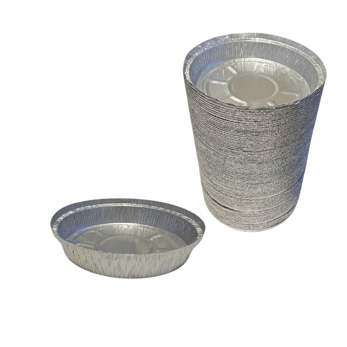 Künefe Schalen 100 Stück Aluschalen 215ml klein, runde Backformen Folienschalen Muffin, Kuchen, Cups, Kuchenschalen zum backen, Gebäckschalen, Schale To Go Backform