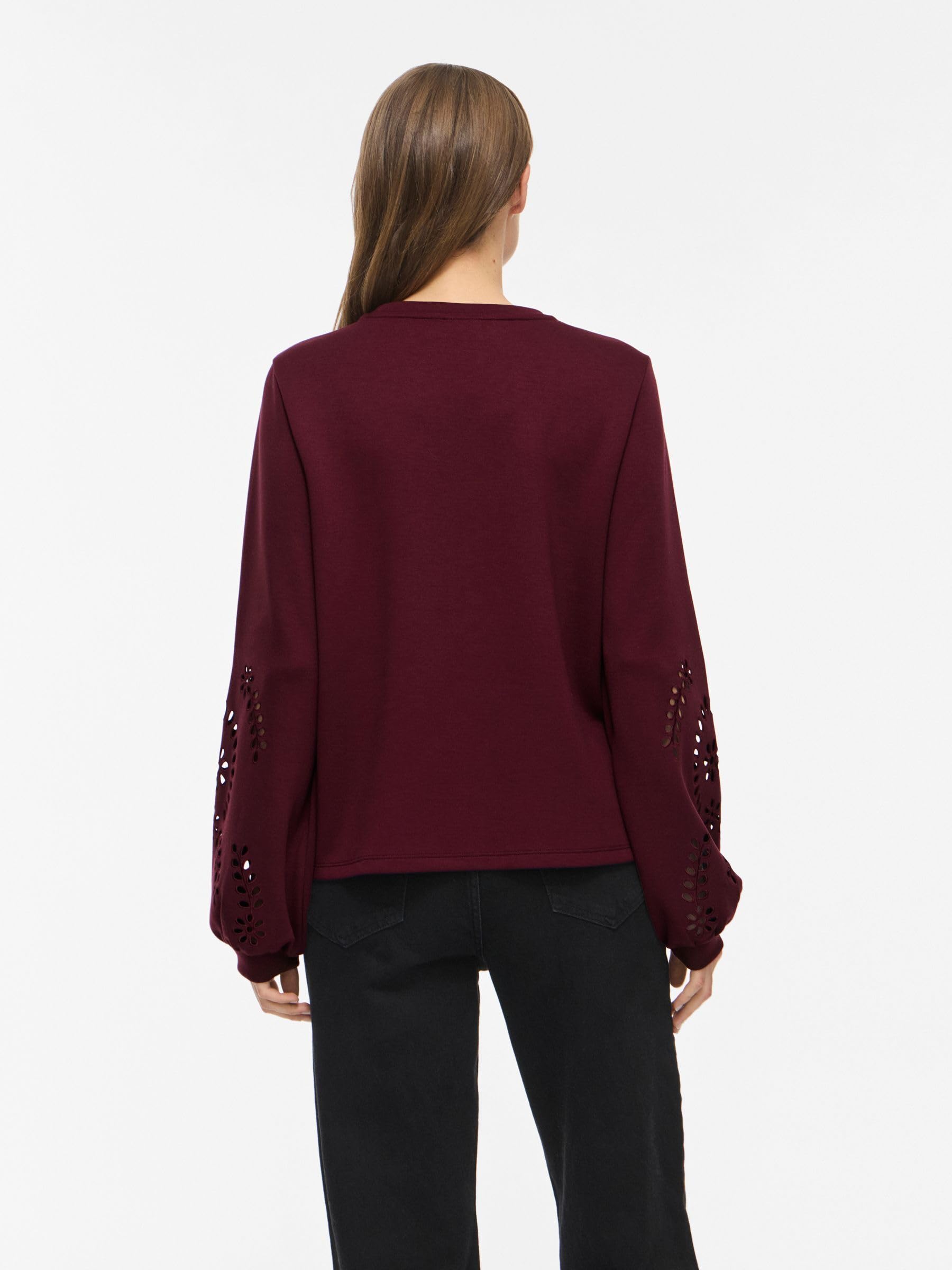 Vila Visandy L/S Detail Sweat Top - Noos