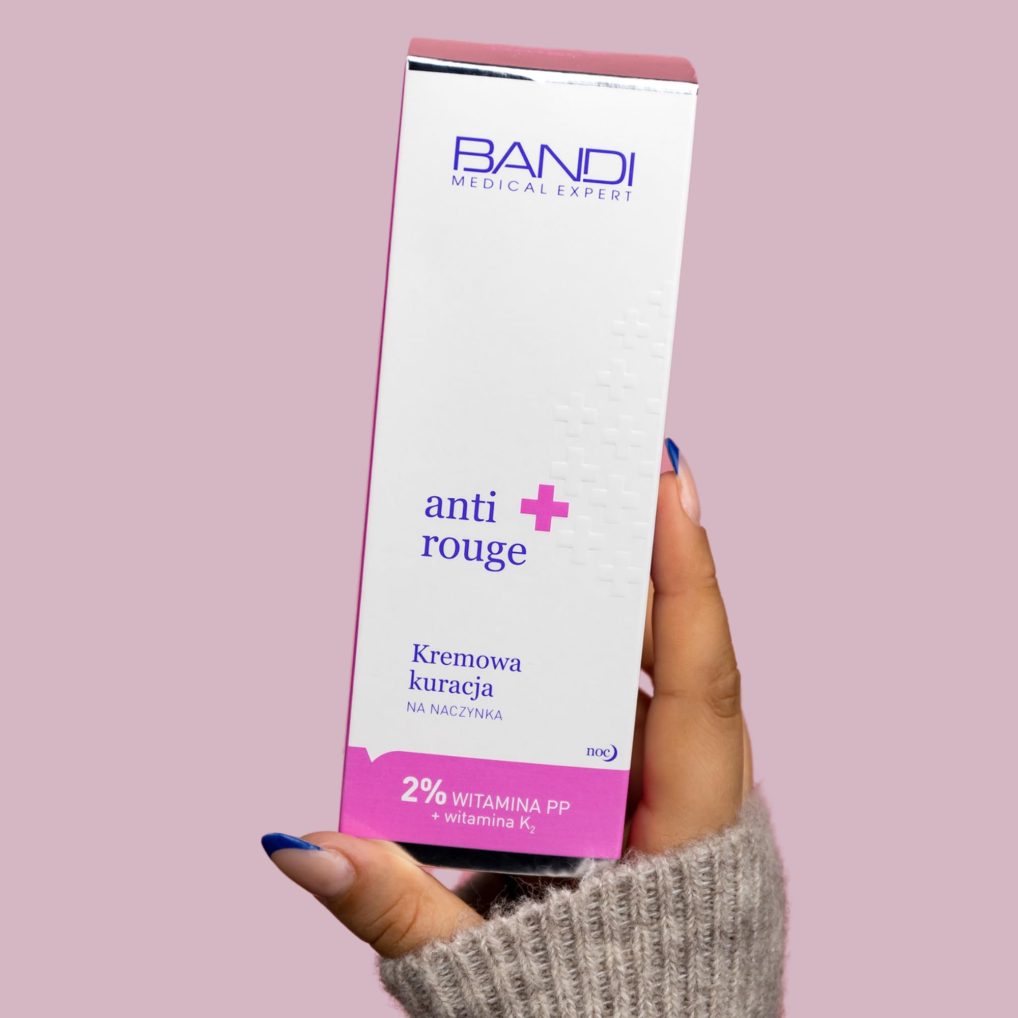 Bandi Anti-Rouge Nourishing Face Cream for Sensitive Skin Hydrating Moisturising Redness Reducing Smoothing for Rosacea 50ml - Image 3