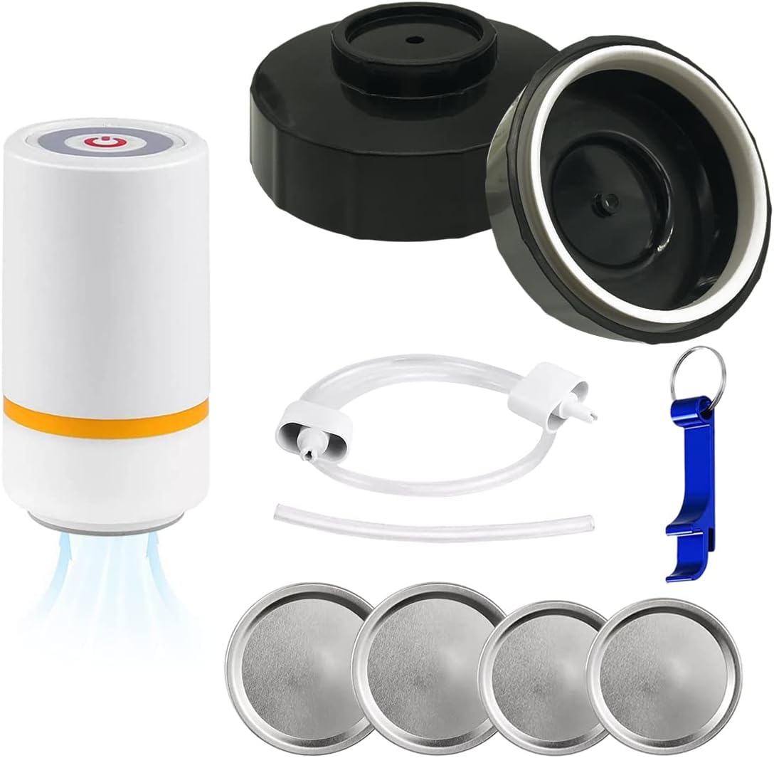 Mason Jar Sealer Kit For Foodsaver Vacuum Sealer Electric