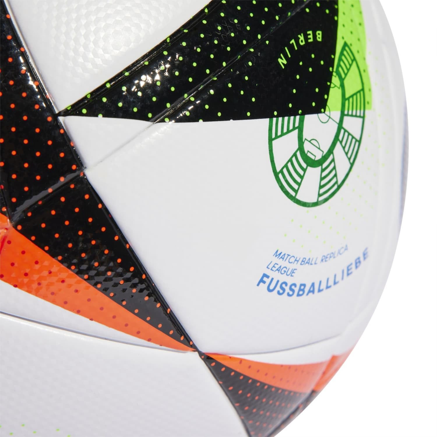 Amazon | adidas Euro24 LGE ボール ホワイト/ブラック/グロブルー 5