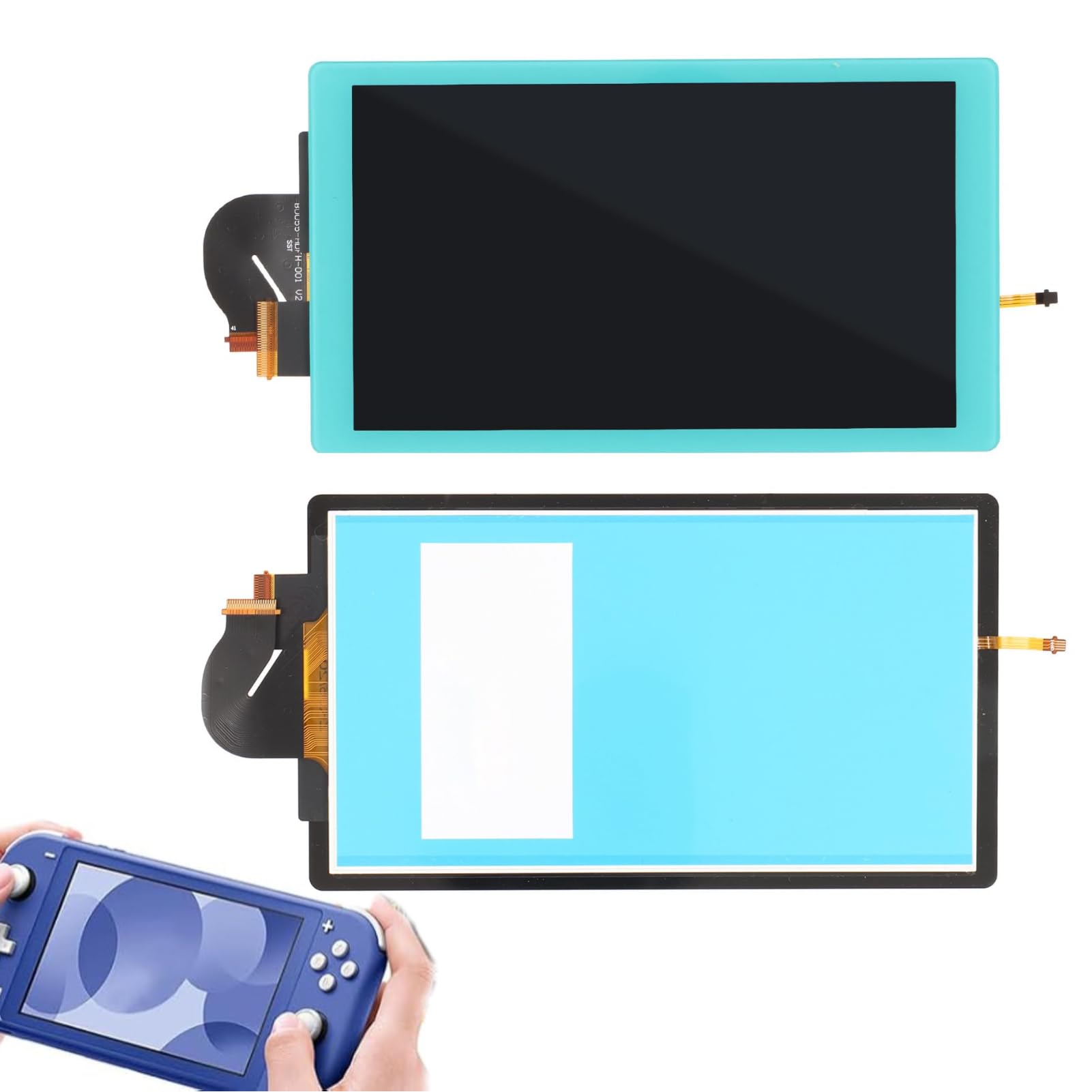 Schermata di Sostituzione LCD Retroilluminata con Touchscreen per Switch Lite Console Colore Ideale per Riparazione Schermi Tratteggiati Difettosi OEM Standard
