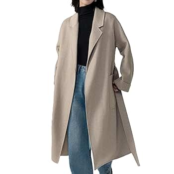 TROVE LUU COATダークグレー サイズ2 Shop Lead Grey, Double Breasted, Notch Lapel Trench Coat