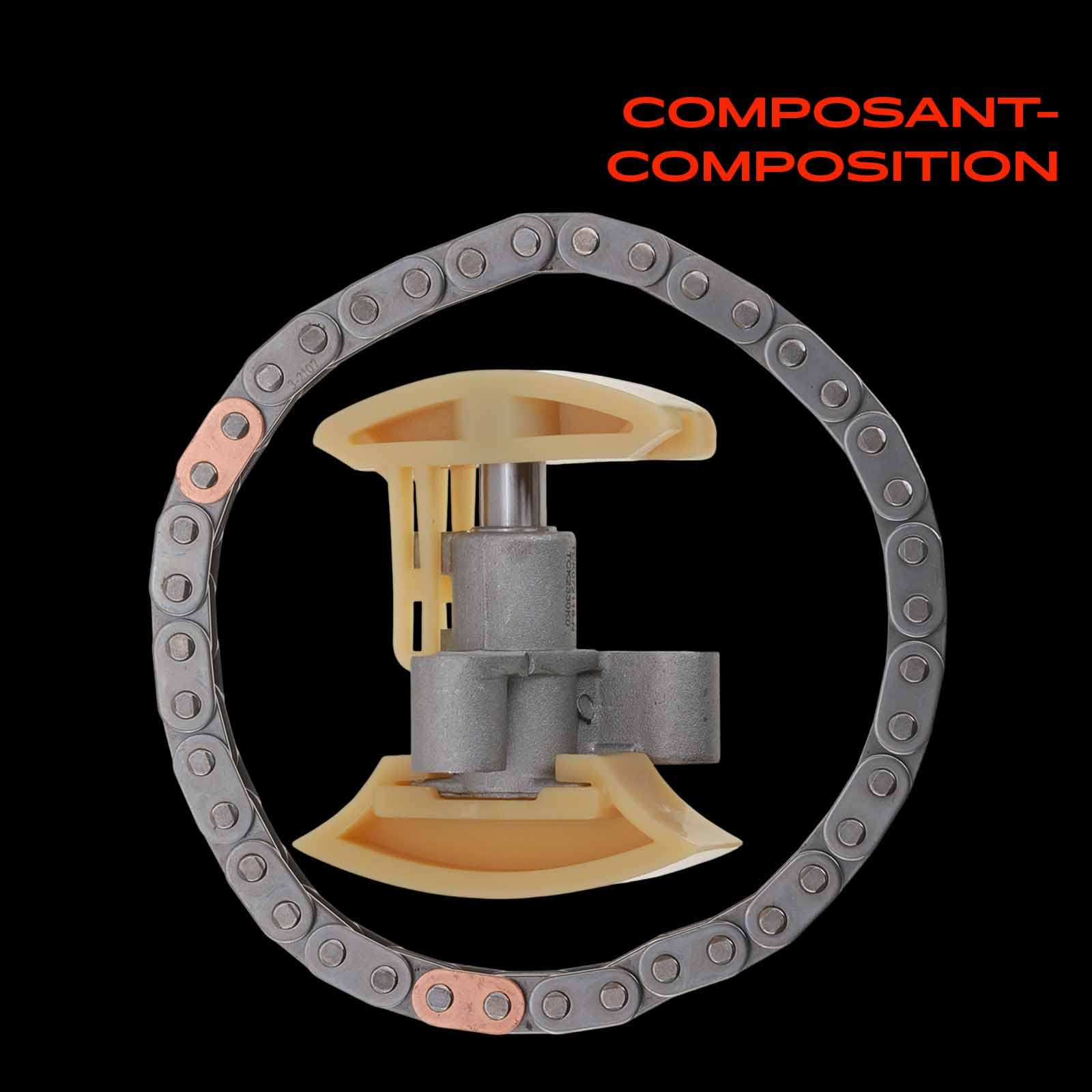 Frankberg Kit de chaîne de distribution 11317805967 | Compatible avec: Berlingo/Berlingo Premier monospace GFK GJK MF, V50 545, 307 Pause 3E, Expert plateau/châssis