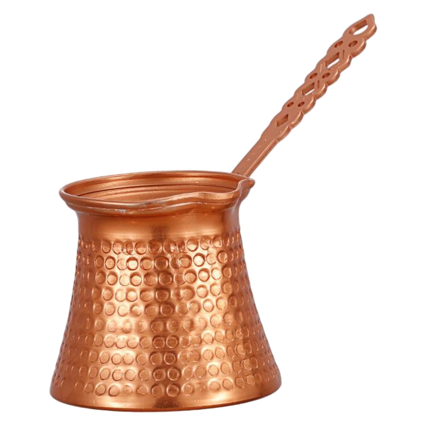 Caffettiera turca, caffettiera turca in rame vintage da 330 ml con manico per la cucina del tè al burro e al latte.