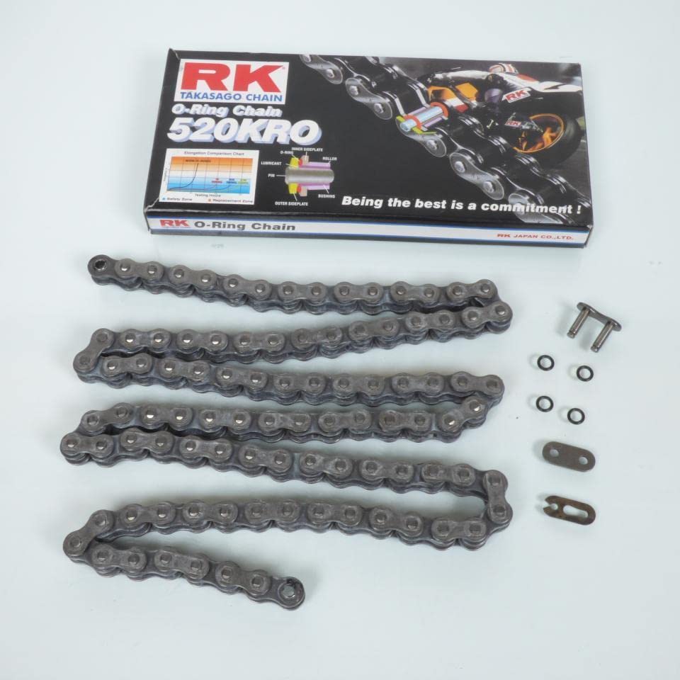 Catena di trasmissione RK Moto 520KRO / 96 maglie passo 520