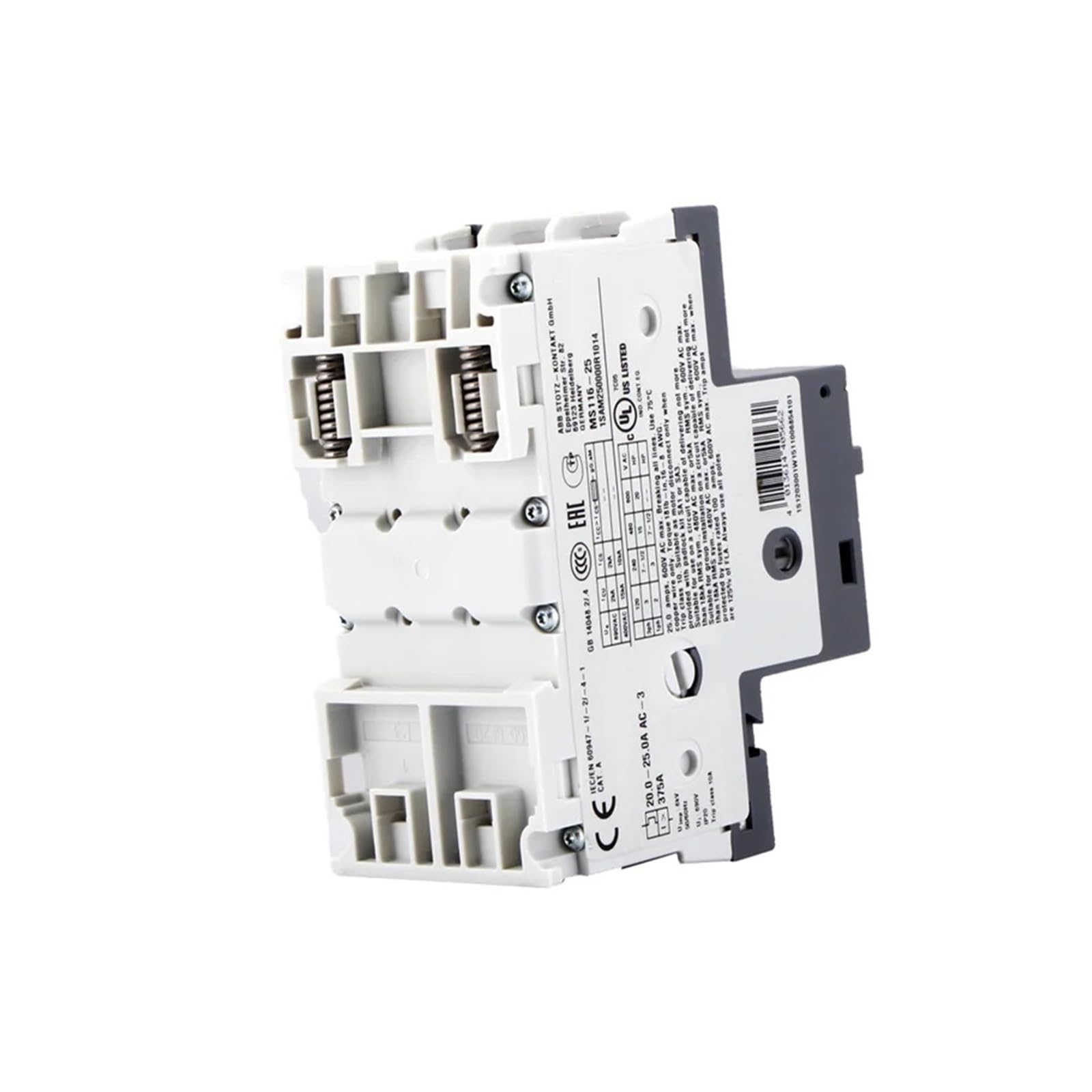 Motorschutzschalter Motorschutzschalter MS116-0.4A0.63A1A1.6A2.5A4A6.3A10A12A16A20A25A32A3VE1GV2(10A)